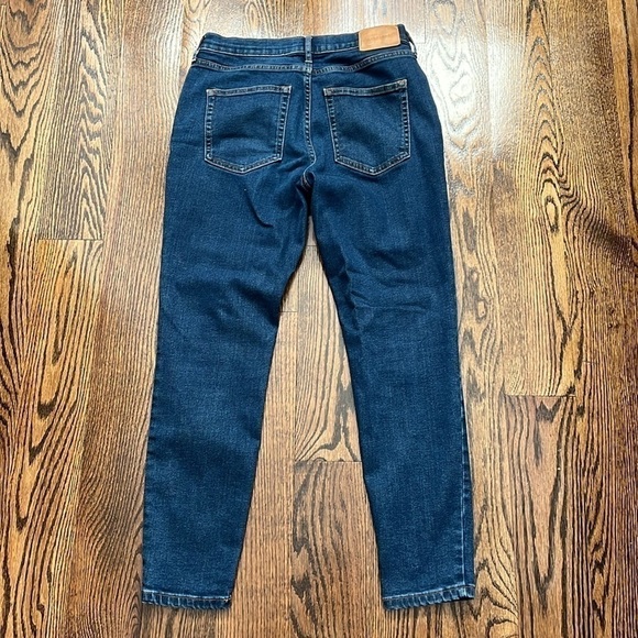 EVERLANE Mid-Rise Skinny Jeans Dark Blue - Picture 4 of 4